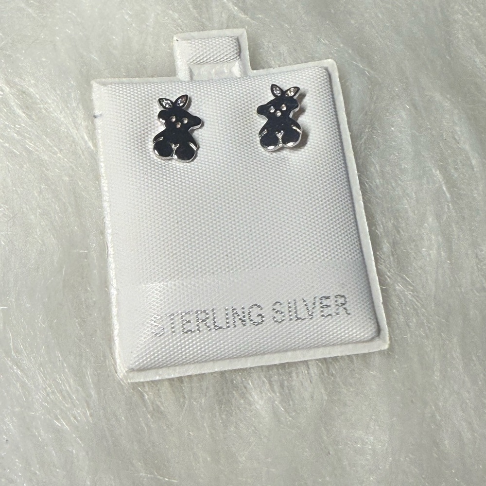 Sterling Silver Holiday Earrings - Picture 5 of 6
